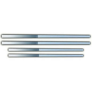 Накладки на уплотнители стекол стальные комплект 4шт. Brite Chrome WT-508 для Chrysler 300C 2005-2010 