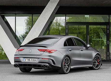 Накладки на задний бампер CLA45 AMG для Mercedes CLA C118 (оригинал, Германия)