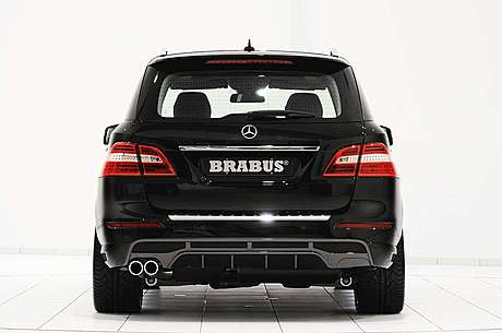 Глушитель с насадками (для ML250 CDI, ML350 CDI) Brabus для Mercedes ML W166 с AMG-пакетом (оригинал, Германия)