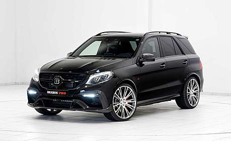 Спойлер переднего бампера (карбон) Brabus 166-270-00 для Mercedes GLE63 W166 (оригинал, Германия)