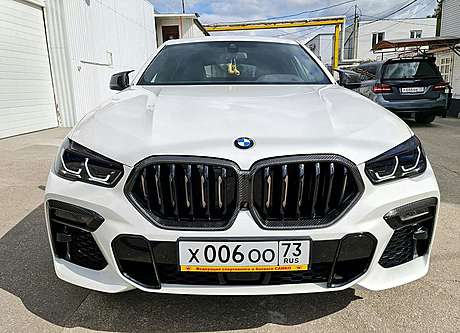 Решетка радиатора карбон Renegade для BMW X6 G06 2019-