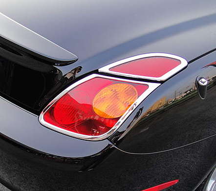 Накладки на задние фонари хромированные IDFR 1-LS700-02C для Lexus SC 430 2001-2005