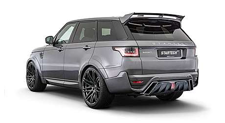 Задний бампер (с насадками) Startech LW-420-00 для Range Rover Sport 2 (2018+) (оригинал, Германия)