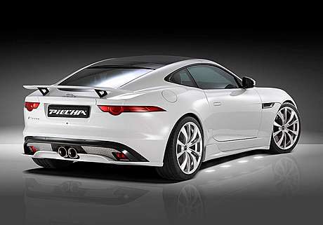 Накладки на пороги Piecha Design для Jaguar F-Type (оригинал, Германия)