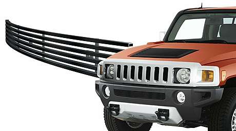 Решетка в передний бампер черная Onegrille N19-J64256C для Hummer H3 2006-2010 