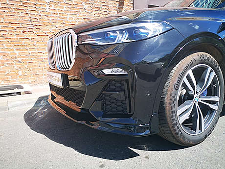 Сплиттер под пороги под покраску Parsan PT-G07-FS01 для BMW X7 (G07) M-SPORT