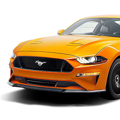 Юбка переднего бампера под покраску GT Style для Ford Mustang 2015-2017