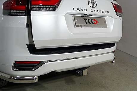 Накладка на заднюю дверь (лист зеркальный) TOYLC30021-01 для Toyota Land Cruiser 300 2021-