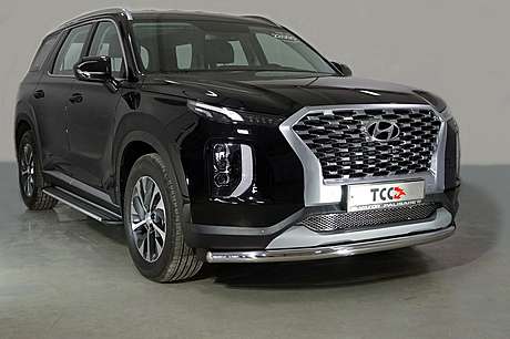 Защита передняя нижняя 60,3 мм HYUNPAL21-05 для Hyundai Palisade 2020-