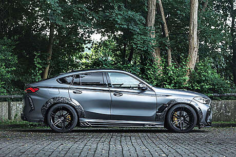 Накладки на пороги (карбон) для Manhart для BMW X6M F96