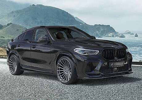 Спойлер переднего бампера Hamann 100F96100 для BMW X6M F96 (оригинал, Германия)