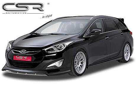 Юбка переднего бампера CSR-Automotive FA202 для Hyundai I40 2011-05/2015 