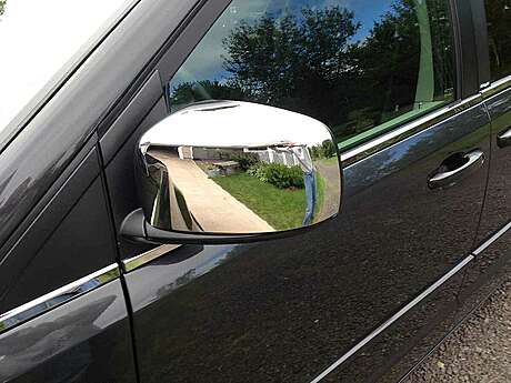 Накладки на зеркала хромированные для Dodge Grand Caravan 2008-2018 