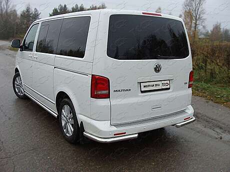 Защита задняя (уголки) 60,3 мм VWMULT13-13 для Volkswagen Multivan (T5) 2010-2015