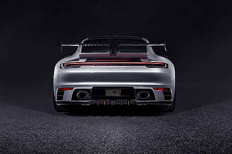 Накладки на задний бампер Techart 092.100.510.009-T для Porsche 911 992 (оригинал, Германия)