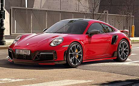 Воздухозаборники на передний бампер Techart 092.100.182.009-T для Porsche 911 Turbo 992 (оригинал, Германия)
