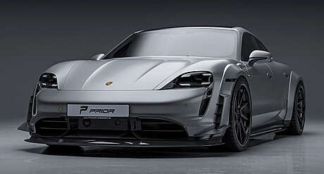 Спойлер переднего бампера Prior Design PDT1 4260609897692 для Porsche Taycan (оригинал, Германия)