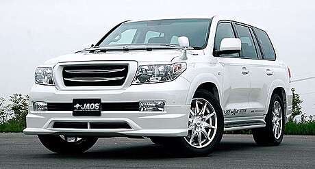Накладка на передний бампер Jaos для Toyota Land Cruiser 200 (до 03.2012 г.в.) (оригинал, Япония)