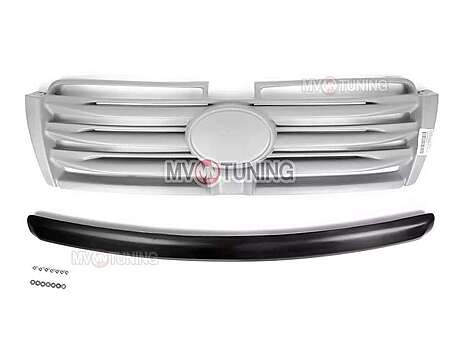 Решетка радиатора Elford Style MV-Tuning var №1 (под камеру) Toyota Land Cruiser LC 150 Prado 2009-2014 