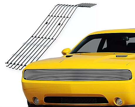 Решетка радиатора APS D65989C для Dodge Challenger 2009-2014