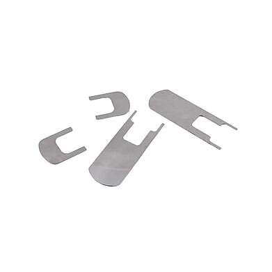 Накладки на замки капота стальные комплект 4 шт. Real Wheels для Hummer H2 2003-2009